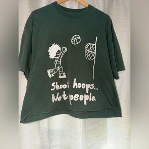 Very Rare🎉 Better Days Men’s (L) Green Short crop Tee Graphic Tee